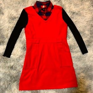 Mock two pic mini dress